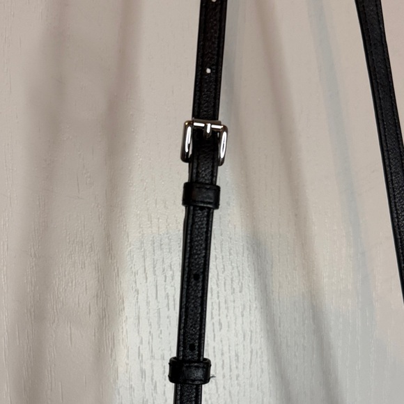 Michael Kors Sleek Leather Black Crossbody Bag - Picture 5 of 12